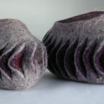 slash reveal felt vessels by Mandy Nash