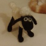 needlefeted sheep by Mandy Nash