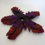 Starfish felt vessel by Mandy Nash